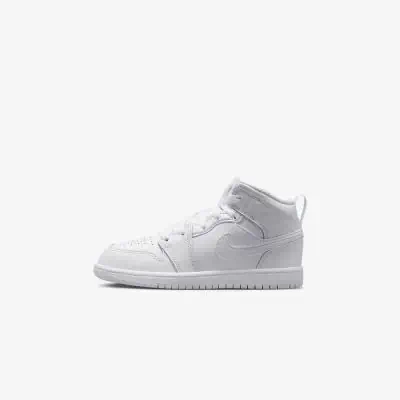 Nike Air Jordan 1 Mid Children s Shoes White EKINSPORT