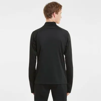 sweat 1 4 zip puma teamliga noir homme 657236 03