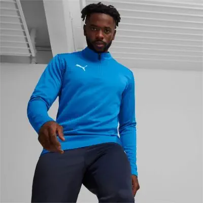 Puma teamGOAL 1/4 Zip Training Top Royal Blue for Men EKINSPORT