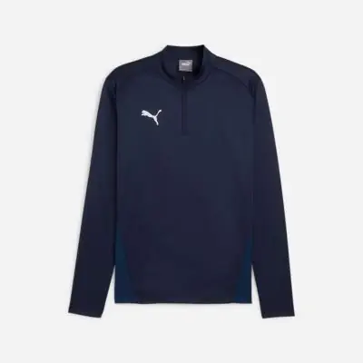 Haut d'entrainement 1/4 Zip Puma teamGOAL pour enfant - 658632-006