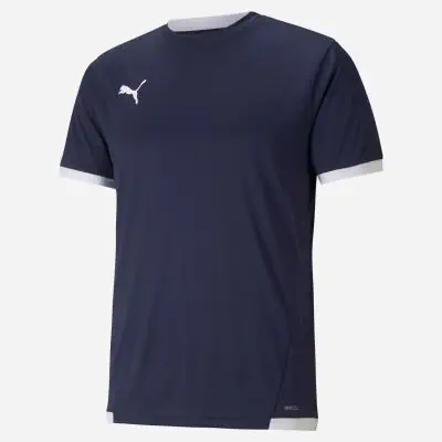 maillot puma teamliga bleu marine pour enfant 704925 06