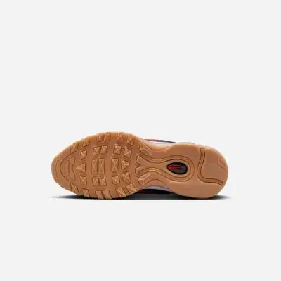 Chaussures Nike Air Max 97 Noir Rouge pour Enfant EKINSPORT