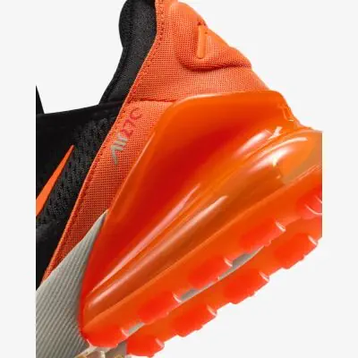 Scarpe Nike Air Max 270 nero e arancione per bambini EKINSPORT