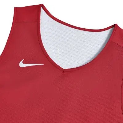 Maillot De Basket Mason City Hoops Réversible - Rouge Et Blanc - Taille S Homme - Occasion