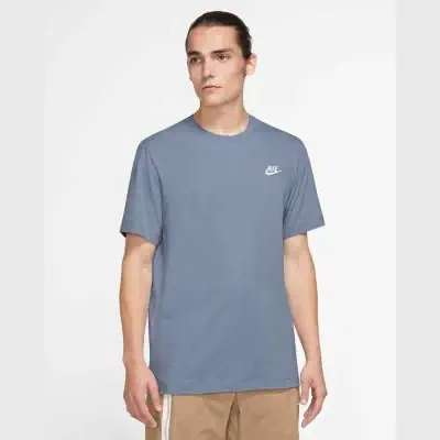 T shirt nike col blanc best sale