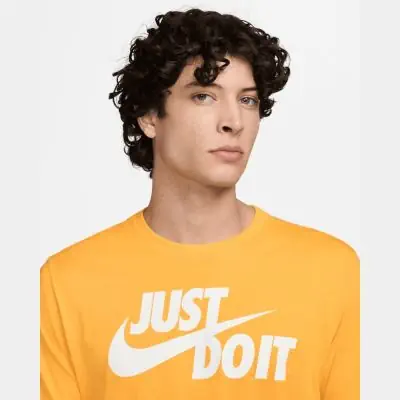 T shirt Nike Sportswear JDI Jaune Or pour homme EKINSPORT