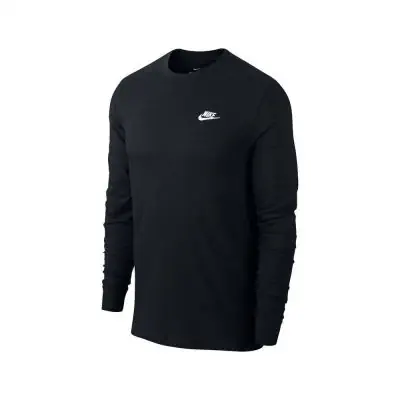 T Shirt manche longue Nike Sportswear pour Homme AR5193 010 Noir EKINSPORT