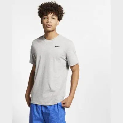 T shirt nike gris homme hot sale