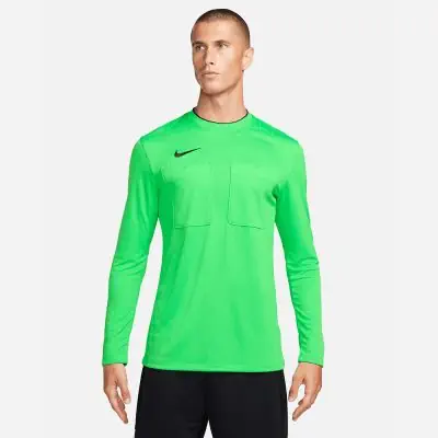 Nike Dri FIT Herren Langarm Schiedsrichter Trikot DH8027 329 Grun EKINSPORT