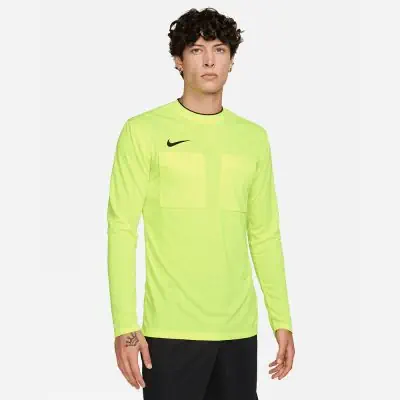 Maillot d'arbitre manches longues Nike Arbitre FFF II Jaune pour homme