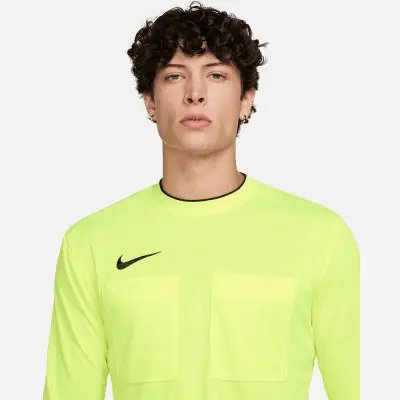 Maillot d'arbitre manches longues Nike Arbitre FFF II Jaune pour homme
