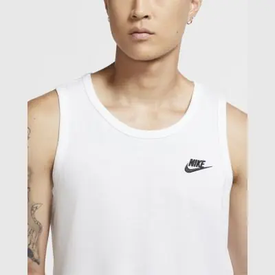 ★ Nike★ Sportswear Tank M White Black BQ1261100 BQ1261-10 Nike Sportswear Club Tank White / Black | JD Sports