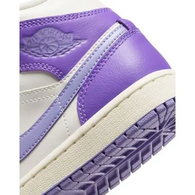 Women's Air Jordan 1 Mid Shoes - Purple | EKINSPORT Women's Air Jordan 1 Mid Shoes - Purple | EKINSPORT