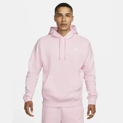 Nike sportswear club fleece pink top
