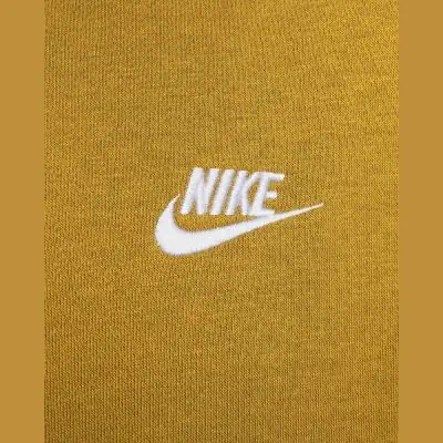 Men s Nike Sportswear Club Fleece Yellow Mustard Hoodie EKINSPORT