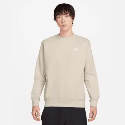 Club Fleece Jogging Nike Femme Creme Sportswear Club Fleece Mid