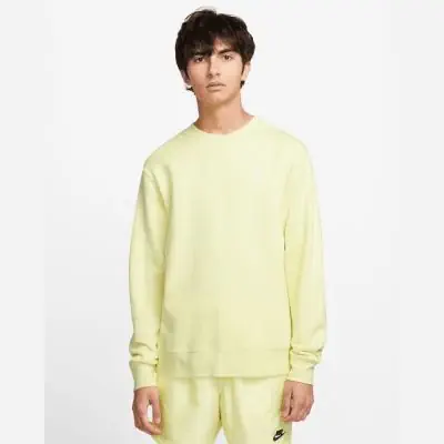 Sweatshirt Pull Nike Jaune Sweat-shirt Nike Sportswear Club Fleece
