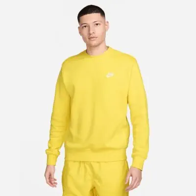Yellow sweatshirt nike cheap