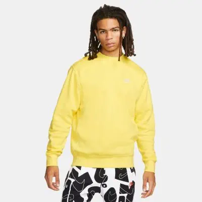 Sweat Nike Sportswear Survetement Nike Jaune Homme Nike Sweat à