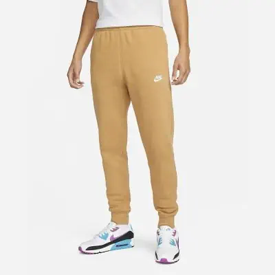 Bas jogging Nike Sportswear Club Fleece pour Homme BV2671 722 Jaune Or EKINSPORT