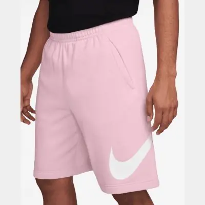 Nike sportswear club fleece shorts pink discount