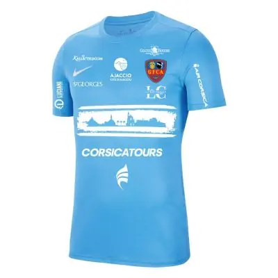 Maillot GFC Ajaccio Third 1991/92 – Longues Manches, Taille L, Jaune (Poli)