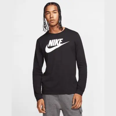 Nike Sportswear Men's Long Sleeve T-Shirt Black EKINSPORT