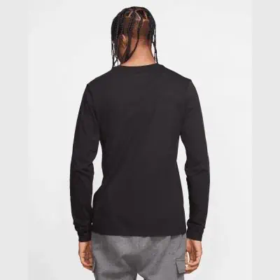 Nike Sportswear Men s Long Sleeve T Shirt Black EKINSPORT