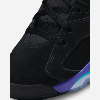 Retro 6 black and purple outlet
