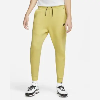 Men s Nike Sportswear Tech Fleece Jogging Pants CU4495 700 Yellow EKINSPORT