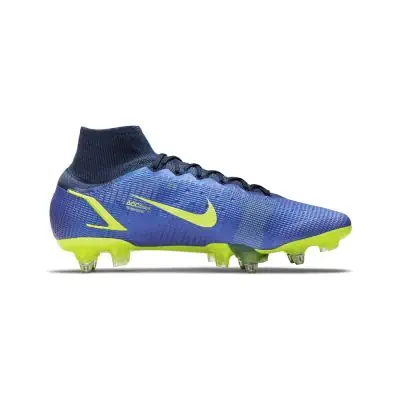 Chaussures de football Nike Mercurial Superfly 8 Elite SG-Pro AC Bleues CV0960-574