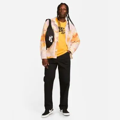 Mens black and gold nike shirt online