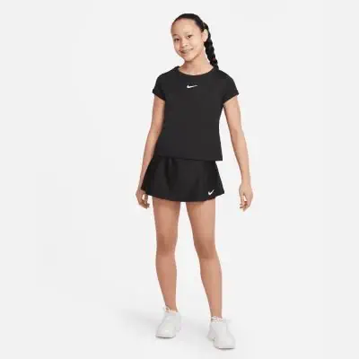 Jupe de Tennis NikeCourt Dri-Fit Victory Noir pour Enfant EKINSPORT