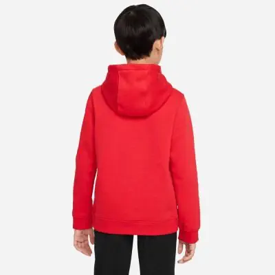 Sweat à capuche Nike Team Club 20 Rouge pour enfant