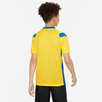 Nike Dri FIT Park Derby III Kindertrikot CW3833 720 Gelb Blau EKINSPORT
