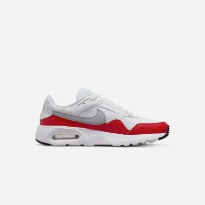 Chaussures Nike Air Max SC Blanc Rouge Gris pour Homme EKINSPORT