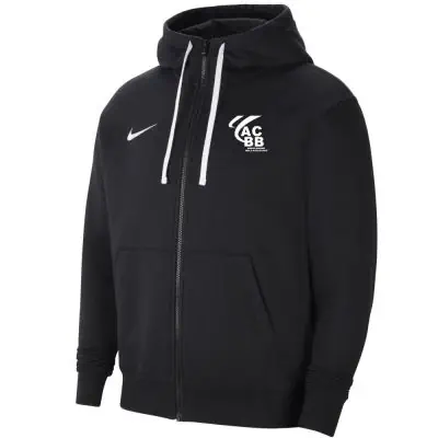 Sweat zippé à capuche Nike ACBB Handball Noir pour homme