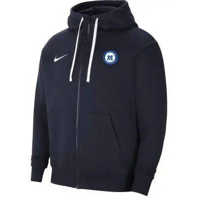 Hooded sweatshirt with zip Nike US Millery Vourles Navy Blue for men