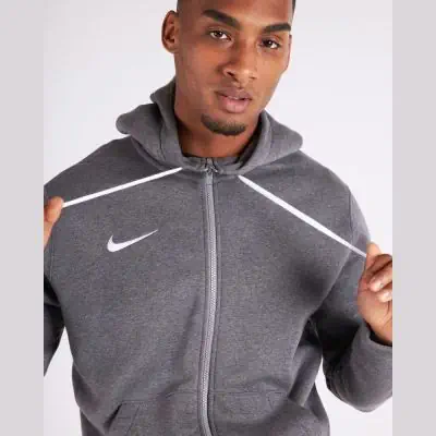 Nike Men s Team Club 20 Zip Hoodie CW6887 071 Dark Grey EKINSPORT