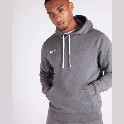 Nike team club hoodie grey hot sale