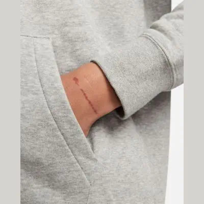 Sweat zippé à capuche Nike Team Club 20 gris clair pour Femme CW6955-063