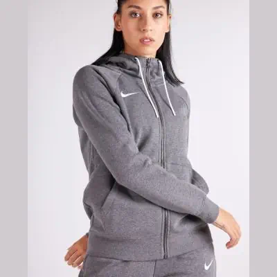 Nike Women s Team Club 20 Zip Hoodie CW6955 071 Dark Grey EKINSPORT