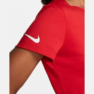 T Shirt Nike Team Club 20 pour Femme CZ0903 657 Rouge EKINSPORT