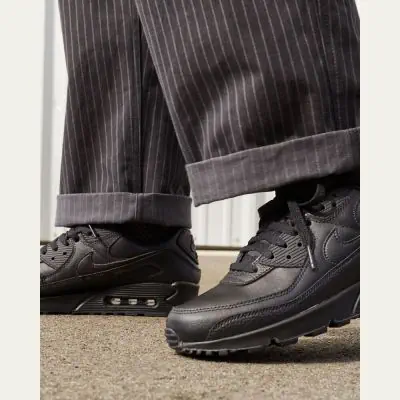 Nike air max leer heren best sale