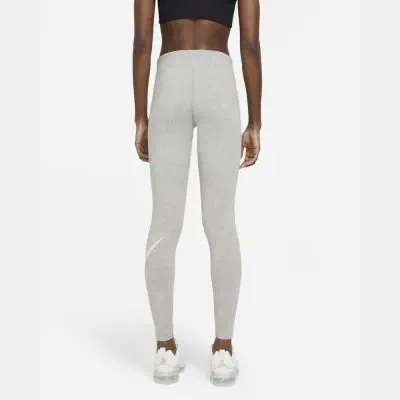 legging swoosh nike sportswear essential gris femme cz8530 063