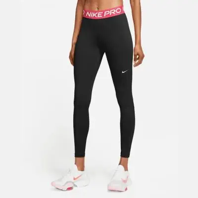 Women s Nike Pro 365 Black Pink Legging EKINSPORT