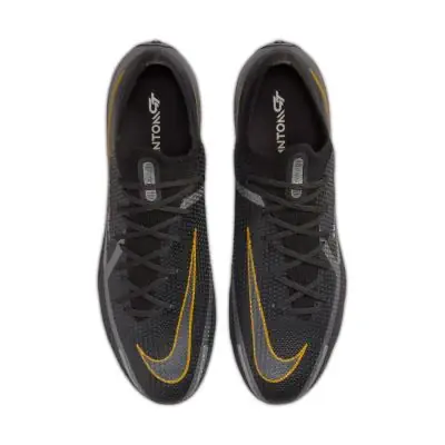 Chaussures de football Nike Phantom GT2 Elite FG Noir et Or - CZ9890-007