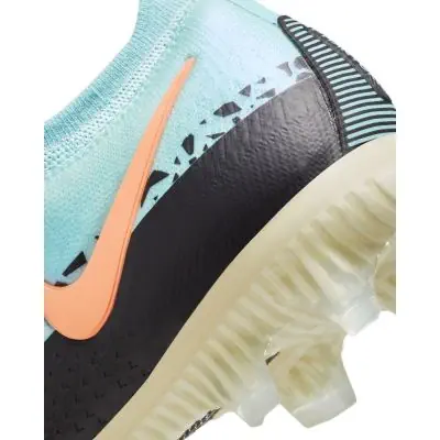 chaussures foot nike phantom gt2 elite bleu jaune cz9890 407