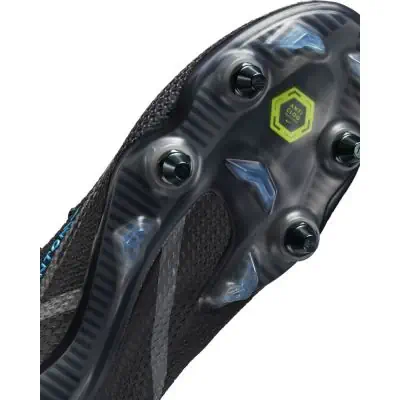 Chaussures de football Nike Phantom GT2 Elite SG-Pro AC Noires et Bleues - Renew Pack - DC0753-004