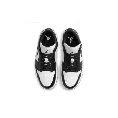 Chaussures Nike Jordan 1 Low Blanc et Noir pour Femme DC0774 101 EKINSPORT